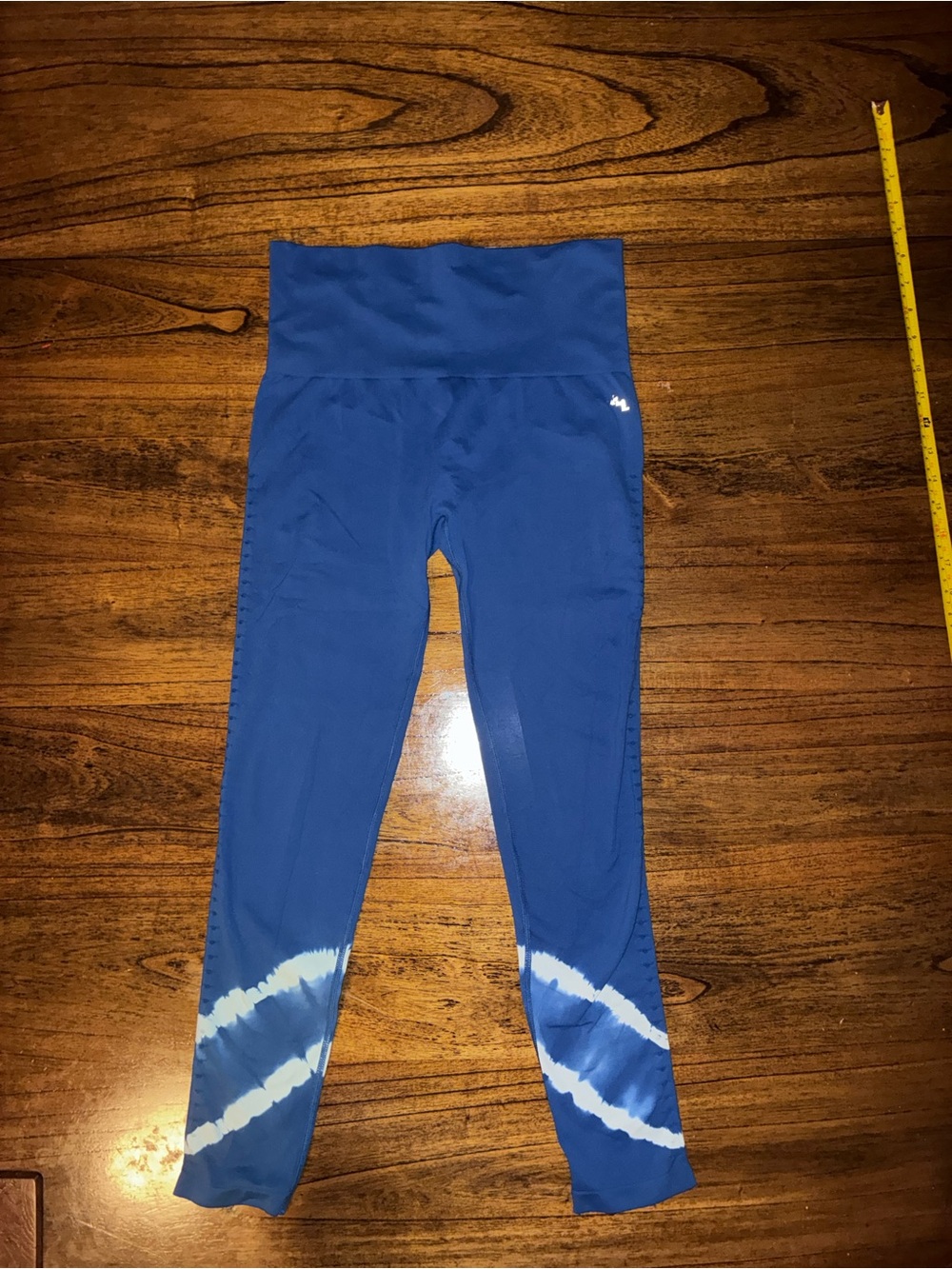 JoyLab Blue Tie-Dye Waistband Leggings size S